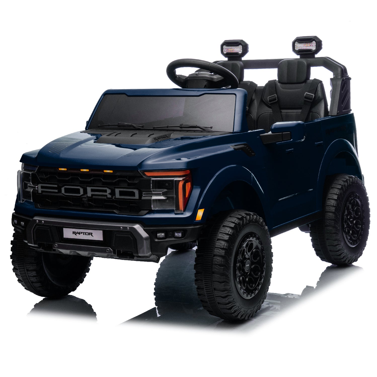 Licensed Ford F-150 Raptor 24V Ride-On Truck for Kids – 2 Seater ...