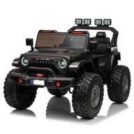 Muncher Jeep 24V 2 Seater Kids Ride-On Off-Road Vehicle – 4 Motors, EVA Wheels, LED Lights & Expandable Cabin