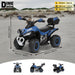 Blue Voltz Toys Kids Ride-On ATV Quad Electric Four-Wheeler
