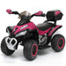 Pink Voltz Toys Ride-On ATV Quad 6V Electric Four-Wheeler Front View
