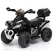 Front view of Red Voltz Toys Kids Ride-On ATV Quad with LED Headlights
