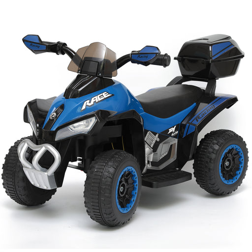 Yellow Voltz Toys Kids Ride-On ATV Quad for Toddlers in Park