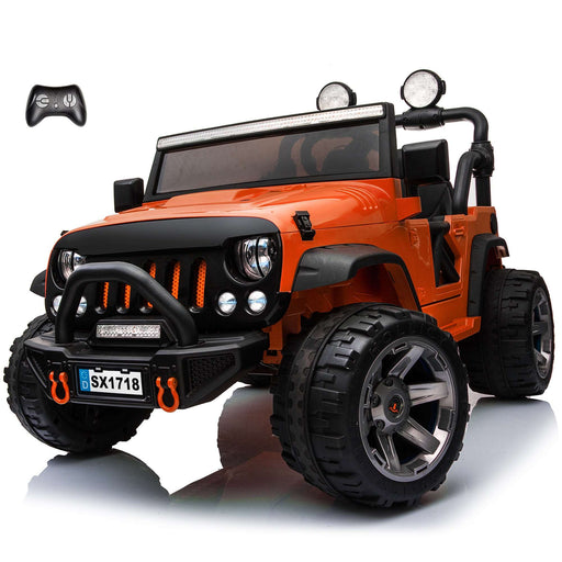 Jeep Wrangler 24V 2 Seater Classic Ride on Car Toy with Remote Control and MP3 Player