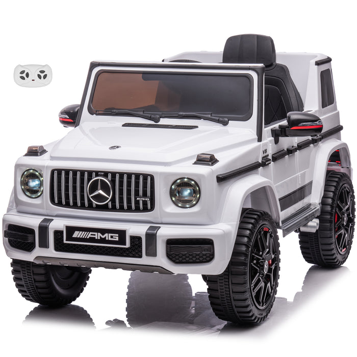 Mercedes Benz AMG G63 24V Kids' Ride On Car with Parental Remote Control, LED Lights, Leather Seat and MP3, Licensed