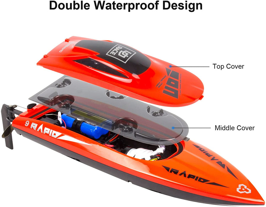 Rapid High Speed Remote Control Boat - 30KM/H UDI009 — Voltz Toys