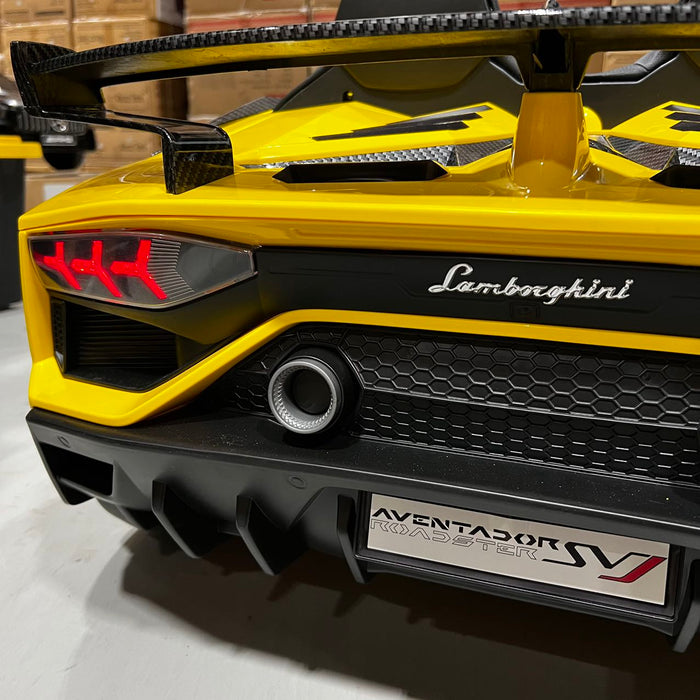 Lamborghini Aventador SVJ Drifter sous licence 2 places 24 V remis à neuf avec télécommande