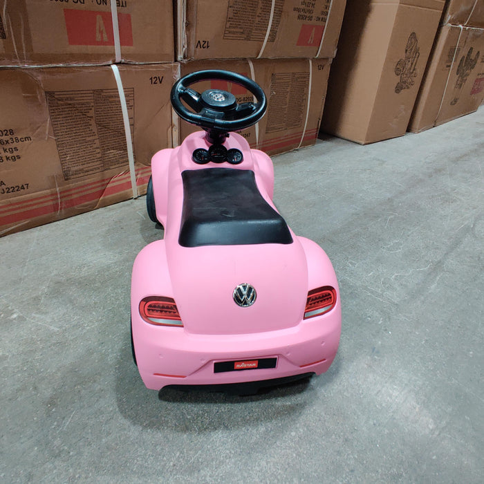【CONDITION GOOD】Ferrari 488 GTE/VW Volkswagen Beetle Toddler Baby Walker Pedal Racer Car Foot to Floor - Voltz Toys