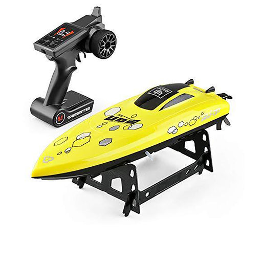Fast Speed RC Jet Boat - 20+ MPH Electric Racing Boat - Hobby Grade RTR - Adults Kids - Red