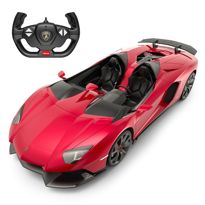 Lamborghini Aventador J RC Car 1/12 Scale Licensed Remote Control Toy Car avec feux de travail par Rastar