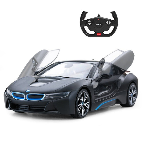 ミニカー i8 BMW i8 RC Car 1/14 Scale Licensed Remote Control Toy Car with Open