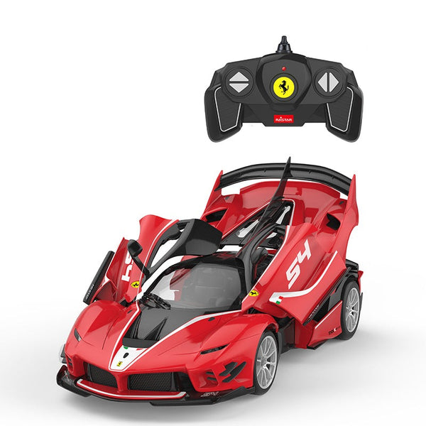 Ferrari FXXK EVO 1/18 Scale DIY Building Kit Licensed with Remote