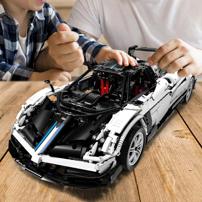 RASTAR 97900 1:8 Pagani Huayra BC Roadster Bricks/Assemble Car - Voltz Toys
