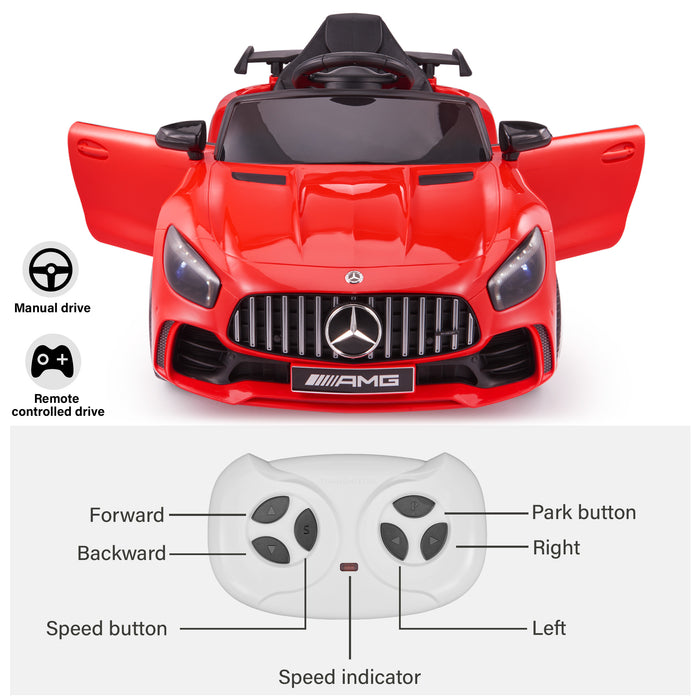 Mercedes-Benz AMG GTR 12V Ride on Car with Remote Control, Licensed