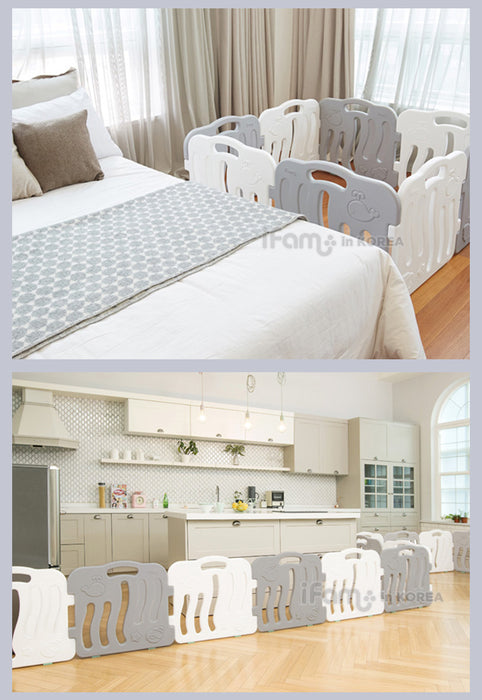 IFAM Shell baby room (Grey4+White5+1Door) 10pc