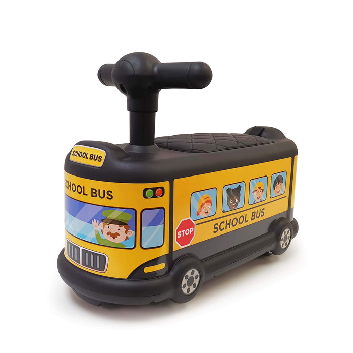 Voltz Toys School Bus Baby Walker Pedal Racer Car Foot to Floor - Voltz Toys